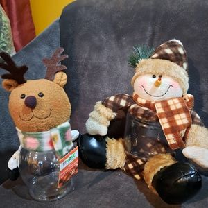 Reindeer & Snowman Treat Containers